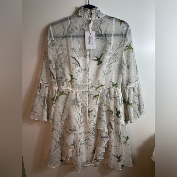 #508 Ted Baker Andray Fortune Print Dress size 2(fits size 6)NWT - Picture 4 of 12